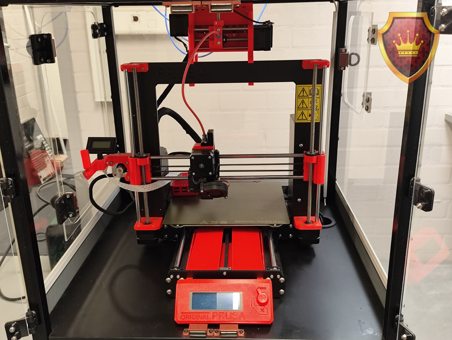 Prusa I3 MK3S 3D-printer met MMU3 inlusief 6x filament en Raspberry Pi 400