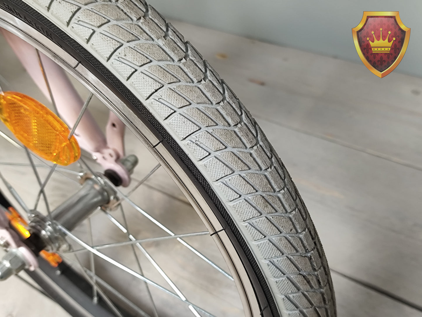 Alpina Cargo M18 kinderfiets roze met voordrager