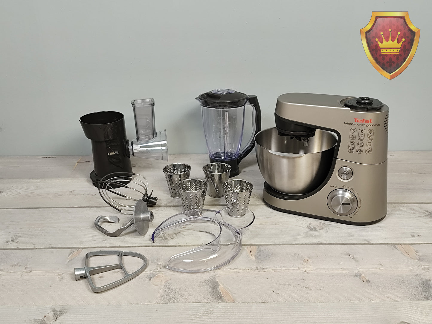 Tefal QB403 Masterchef Gourmet keukenmachine – 900W – staat 8/10