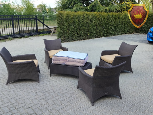 Royal Patio loungeset 5-delig wicker