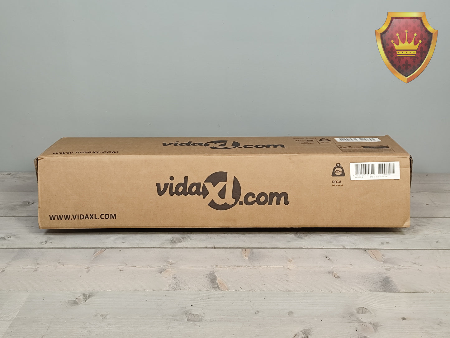 vidaXL TV kast zwart eiken 152 x 22 x 113 cm nieuw in doos