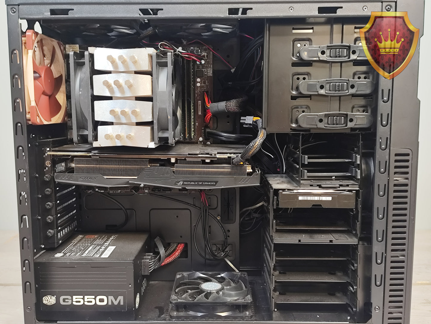 Custom Gaming Desktop i7-6700 RX580 8GB 16GB RAM