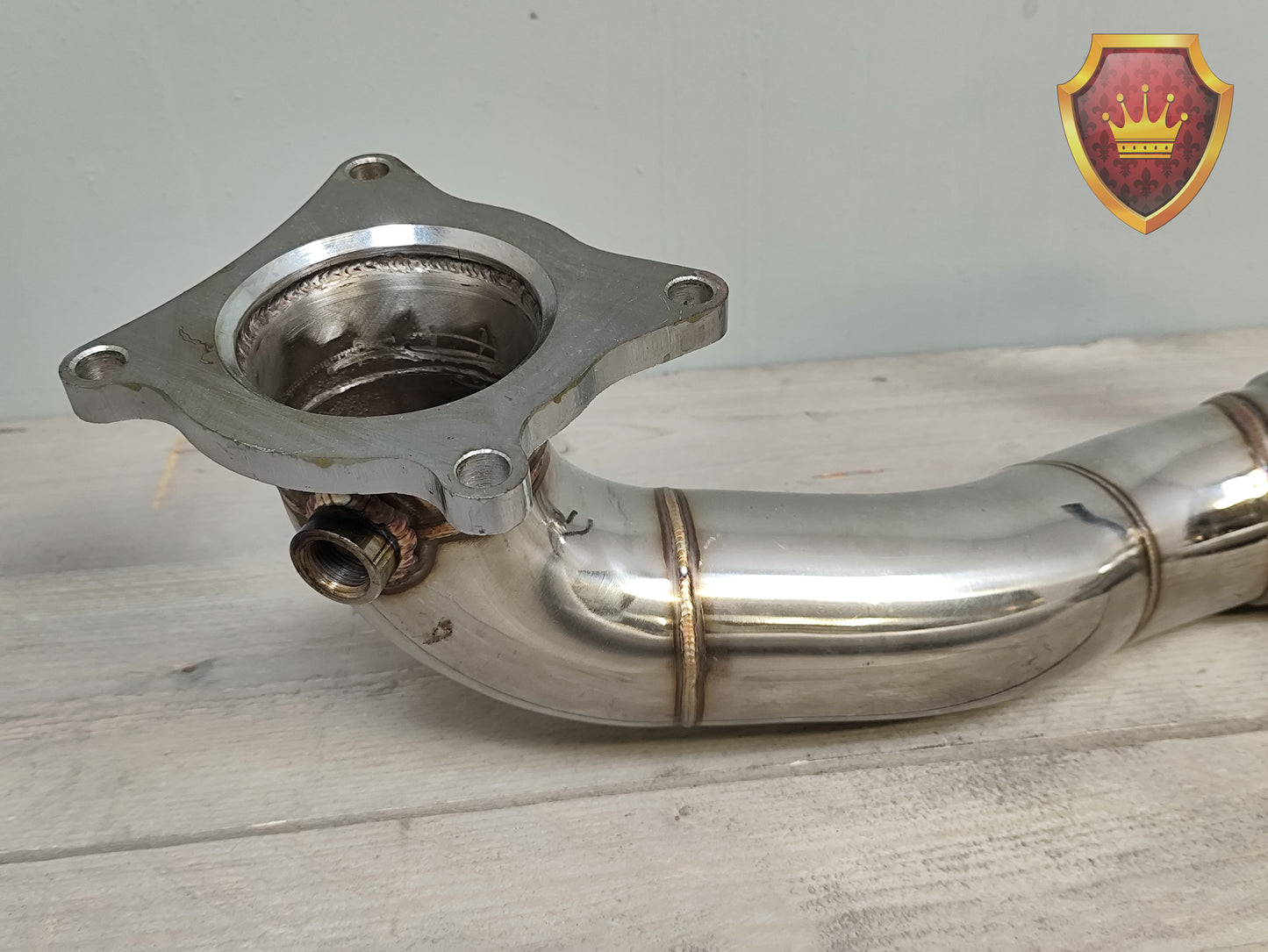 Downpipe 76mm RVS Seat Leon 1P Audi A3 8P Golf 6 NIEUW