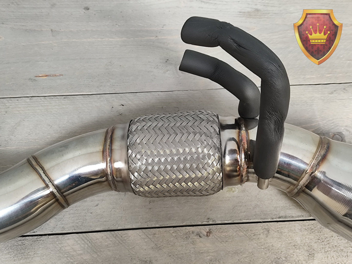 Downpipe 76mm RVS Seat Leon 1P Audi A3 8P Golf 6 NIEUW