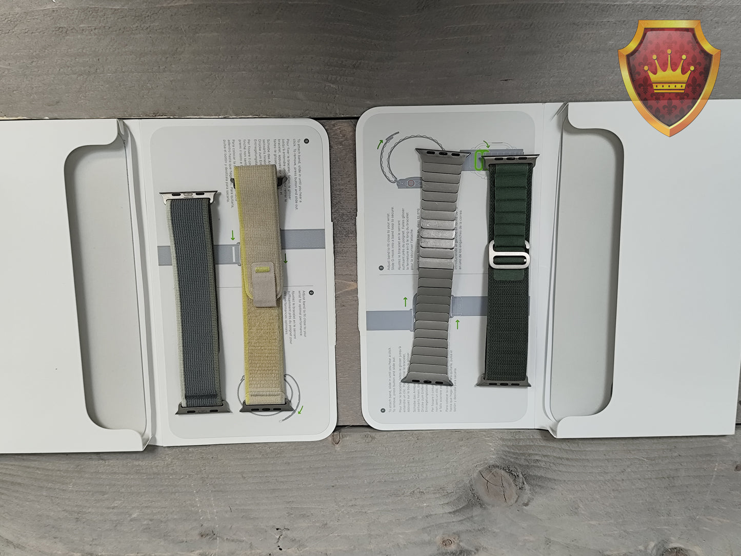 Apple Watch Ultra 1 Titanium 49mm GPS + Cellular Met Extra Banden
