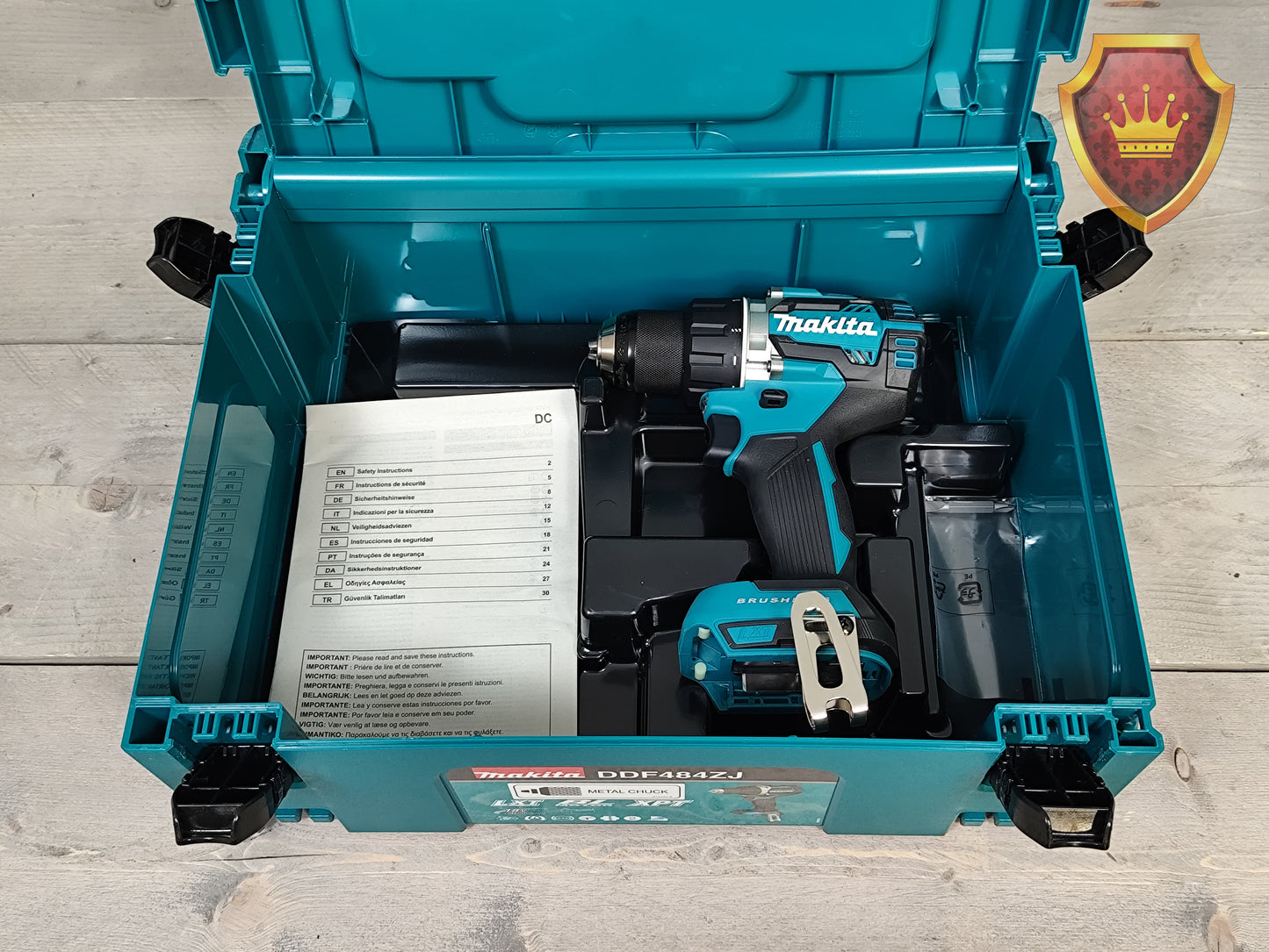 Makita DDF484ZJ 18V LXT Brushless Accuboormachine - Nieuw