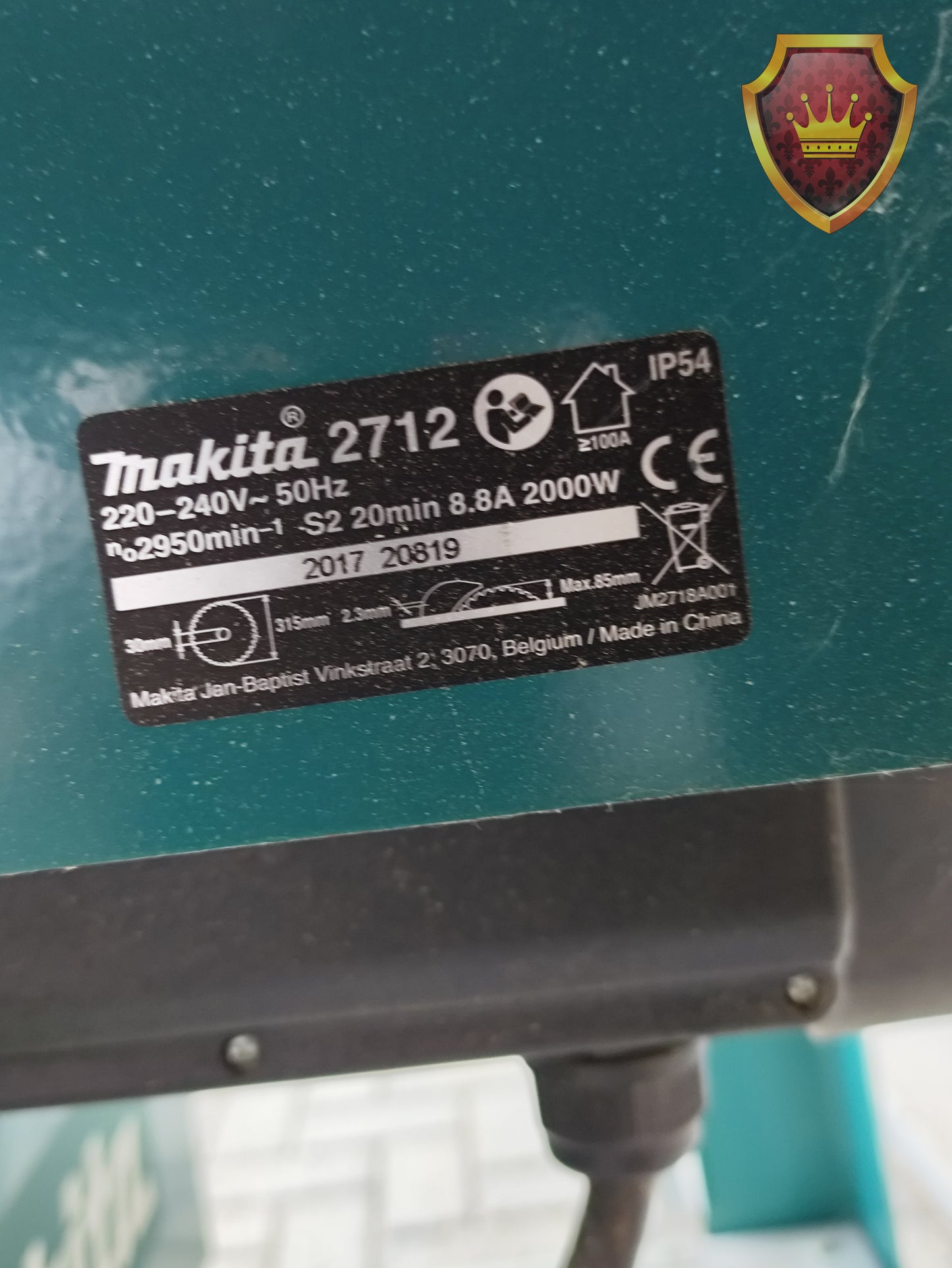 Makita 2712 Bouwtafelzaag 315mm 2000W