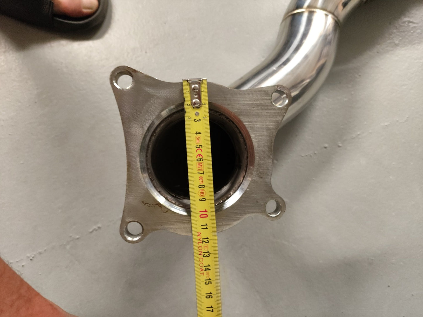 Downpipe 76mm RVS Seat Leon 1P Audi A3 8P Golf 6 NIEUW